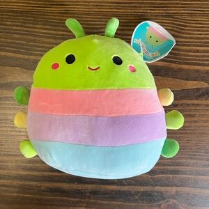 Squishmallows Green and Pastel Bug Plush- Rutabaga
